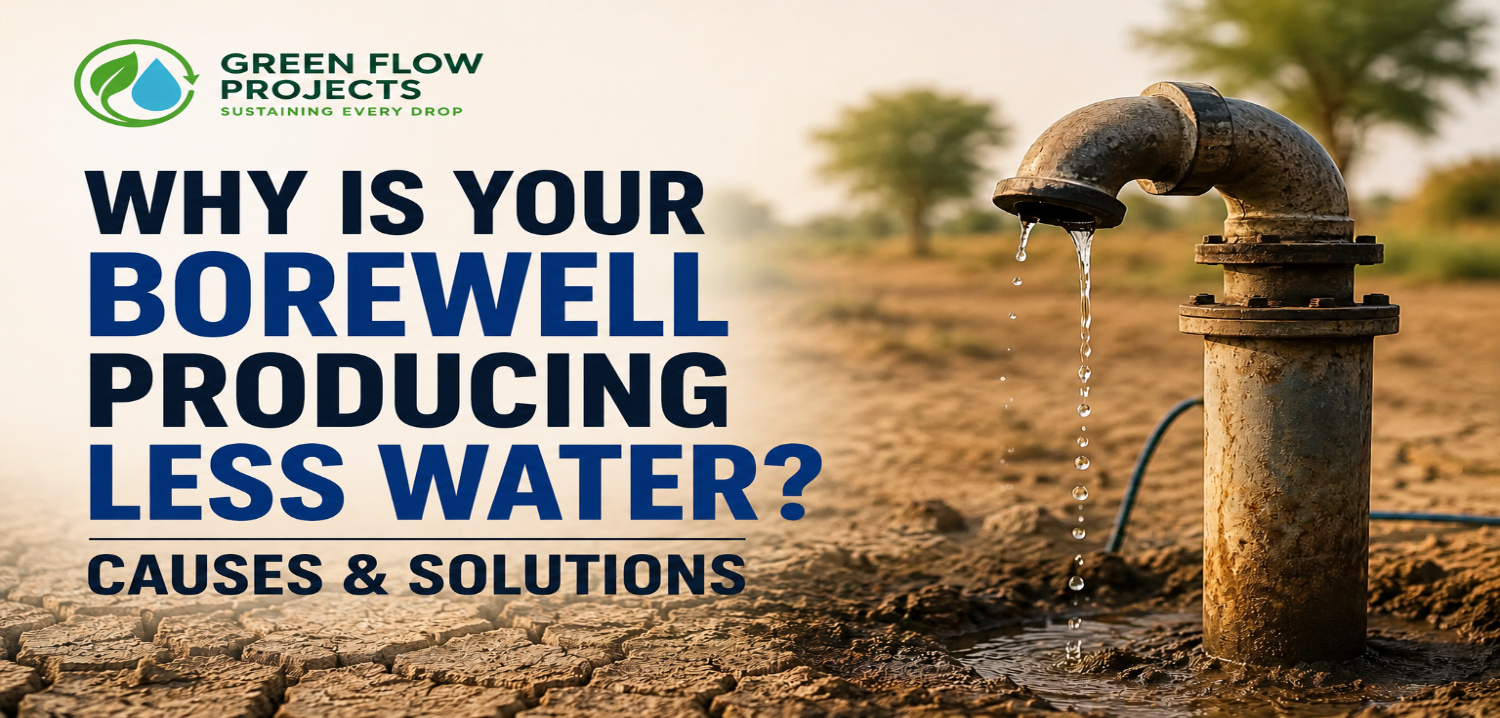 Borewell Producing Less Water